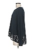 BCBGMAXAZRIA 100% Modal Solid Black Long Sleeve Top Size M - photo 5