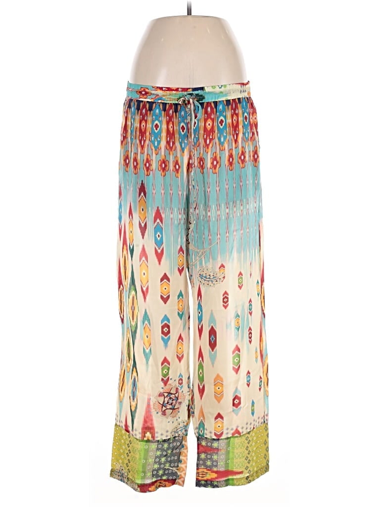 Pre-owned Johnny Was Casual Pants In White