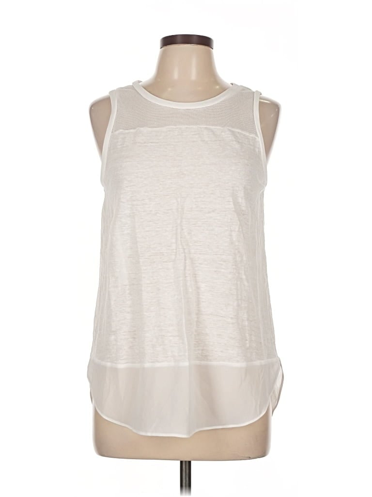 Pre-owned Dknyc Sleeveless T-shirt In White