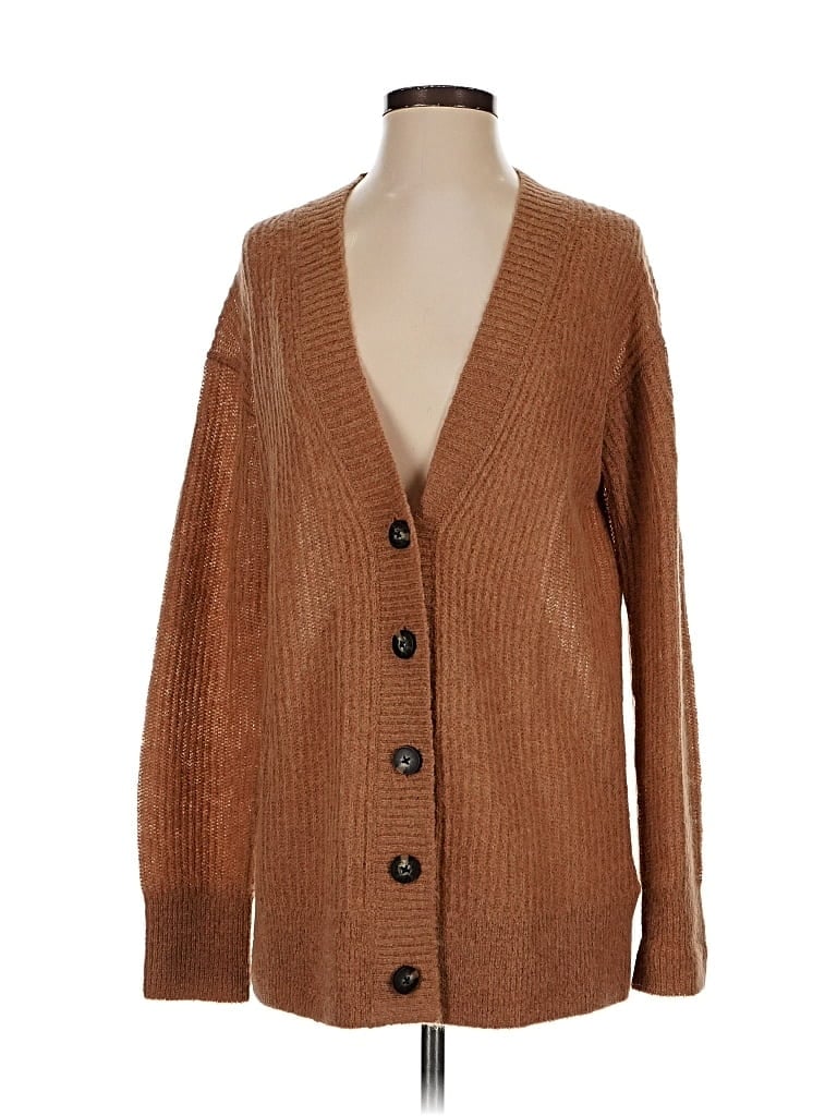 Pre-owned Everlane Cardigan Sweater In Brown
