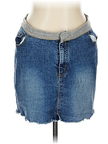 Route Denim Skirt (view 1)