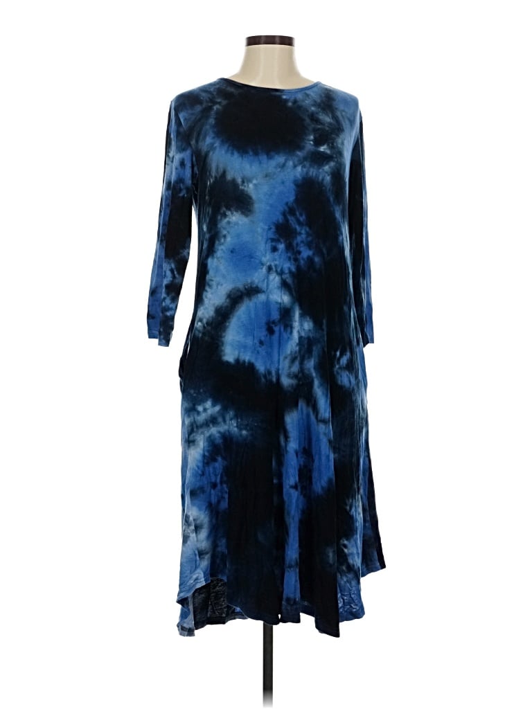 Pre-owned Simply Southern Casual Dress In Blue