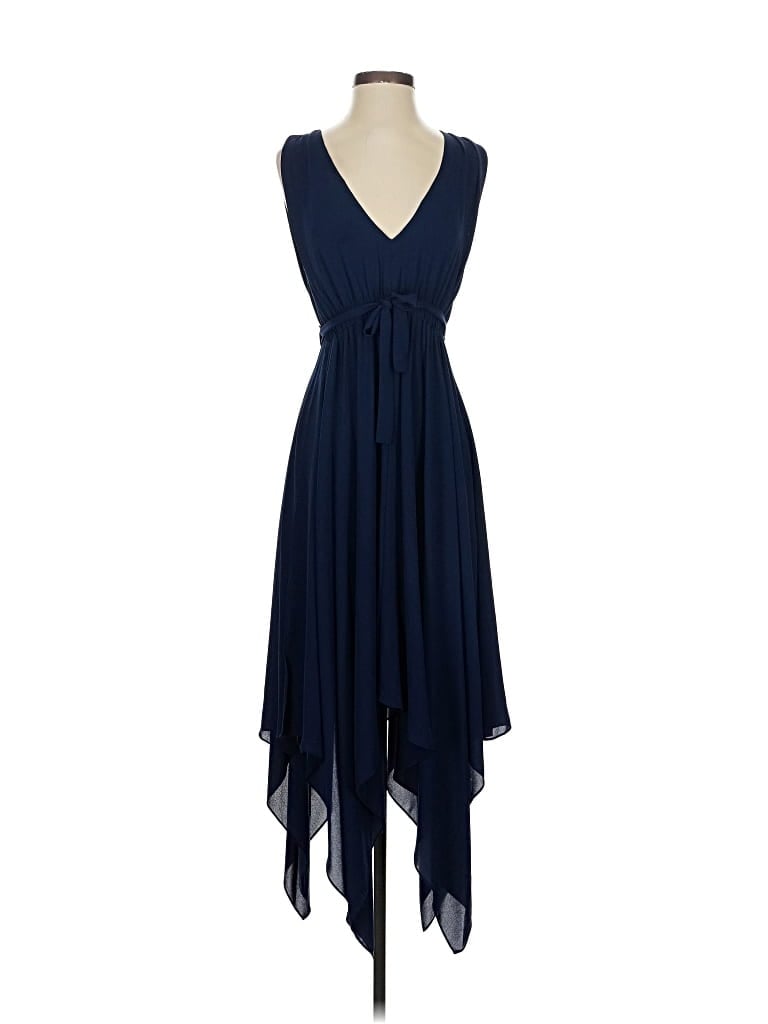 Pre-owned Bcbgmaxazria Cocktail Dress In Blue