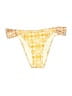 Tela Print Yellow Swimsuit Bottoms Size S - photo 1