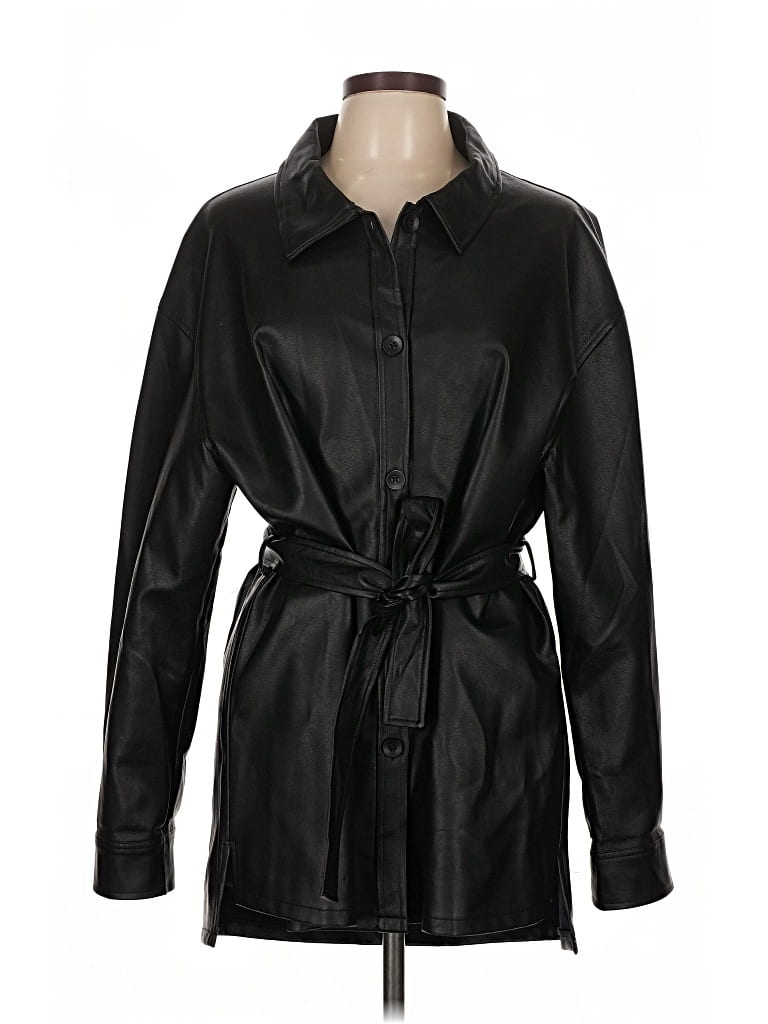 Pre-owned En Creme Trenchcoat In Black