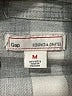 Gap 100% Cotton Checkered-gingham Gray Long Sleeve Button-Down Shirt Size M - photo 7