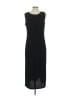 Karin Stevens Solid Black Casual Dress Size 12 - photo 2