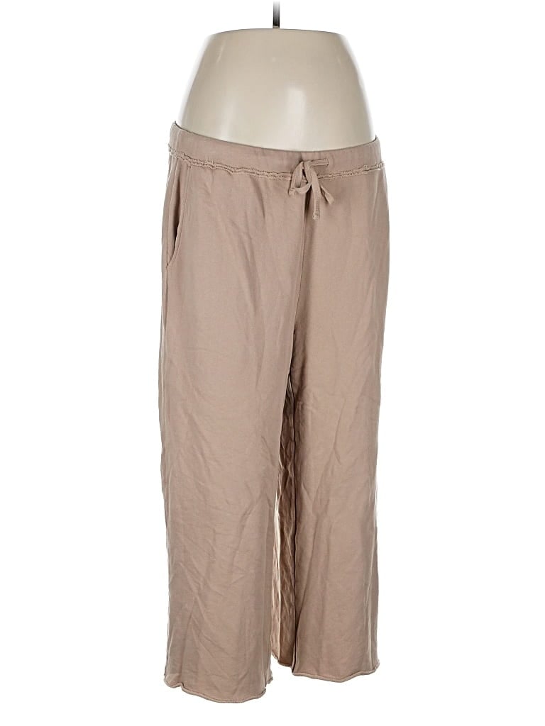 Pre-owned Eileen Fisher Khaki Pant In Brown