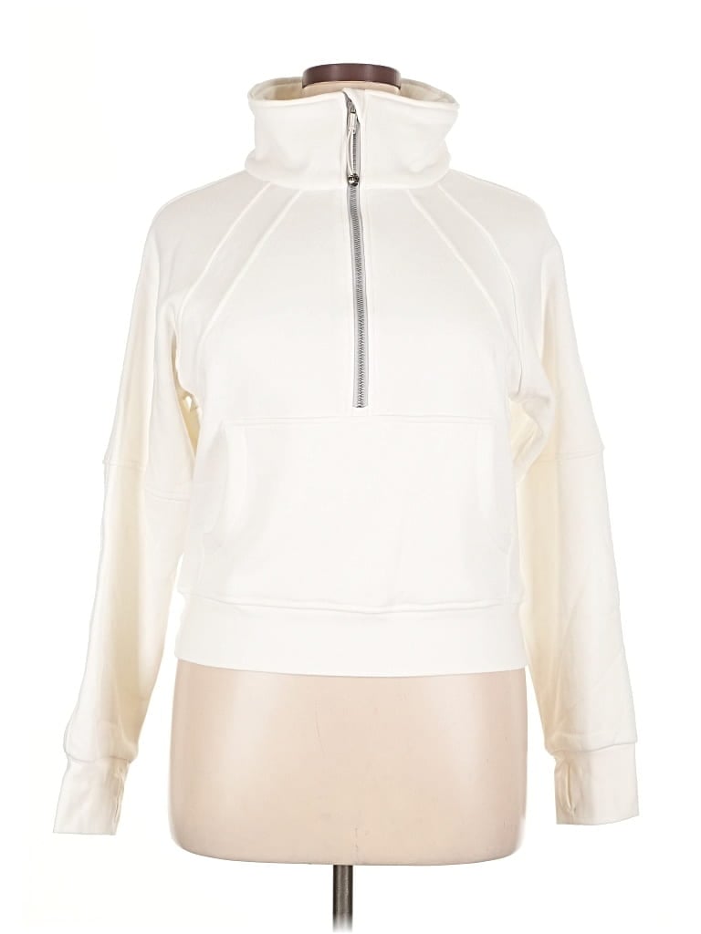 Pre-owned Unbranded Pullover Hoodie In White