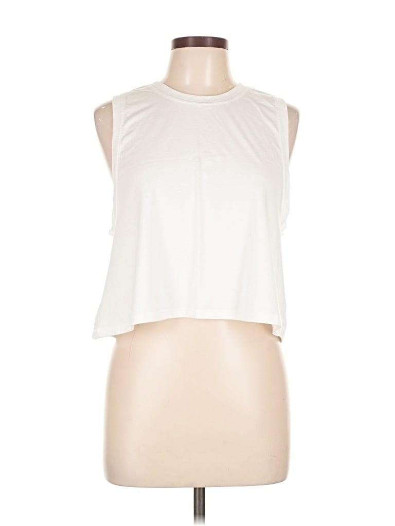 Pre-owned Bdg Sleeveless T-shirt In White