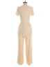 Prettygarden Solid Tan Jumpsuit Size S - photo 2