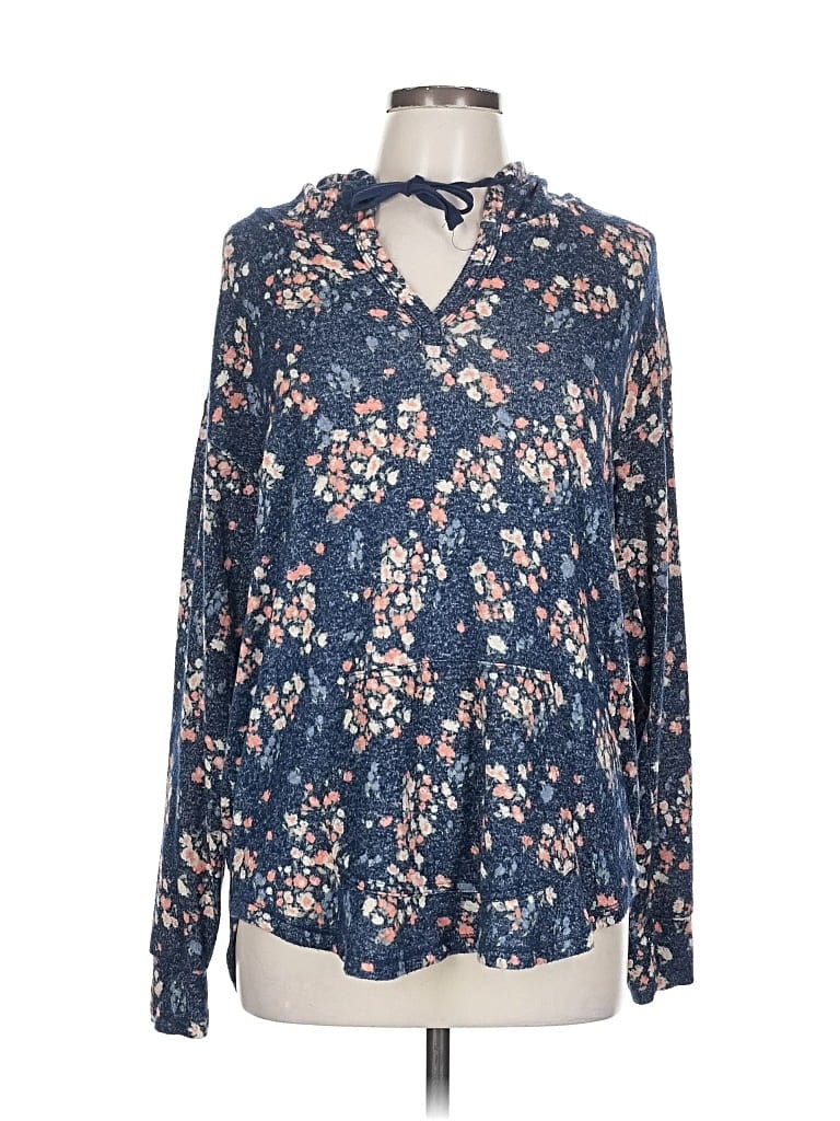 Pre-owned Market & Spruce Pullover Sweater In Blue