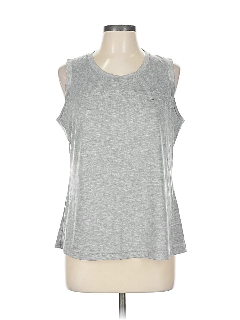 Pre-owned Athletic Works Sleeveless T-shirt In Silver