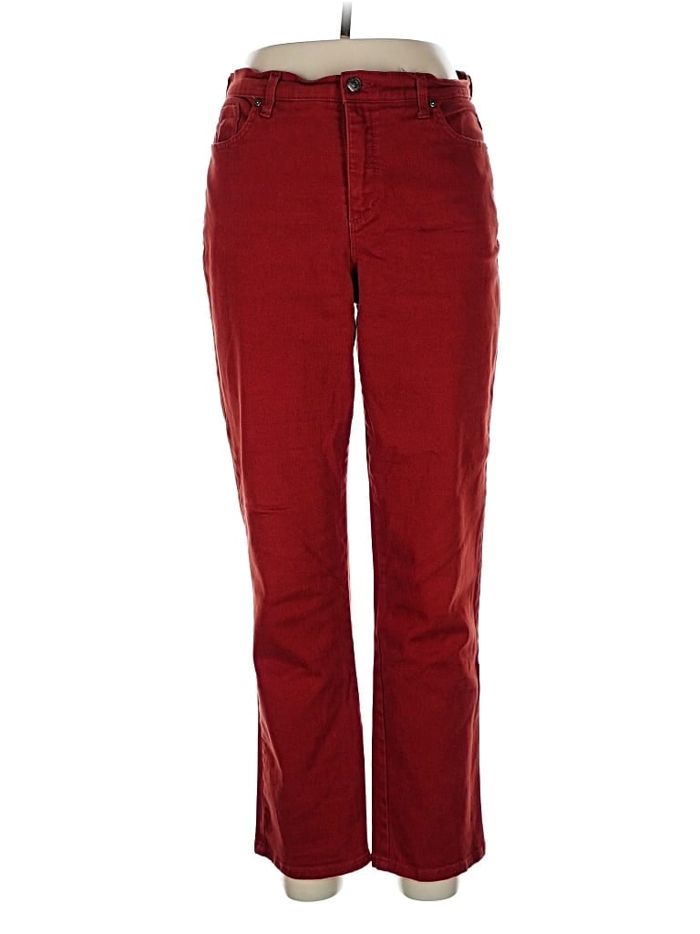 Pre-owned Gloria Vanderbilt Jeans In Burgundy