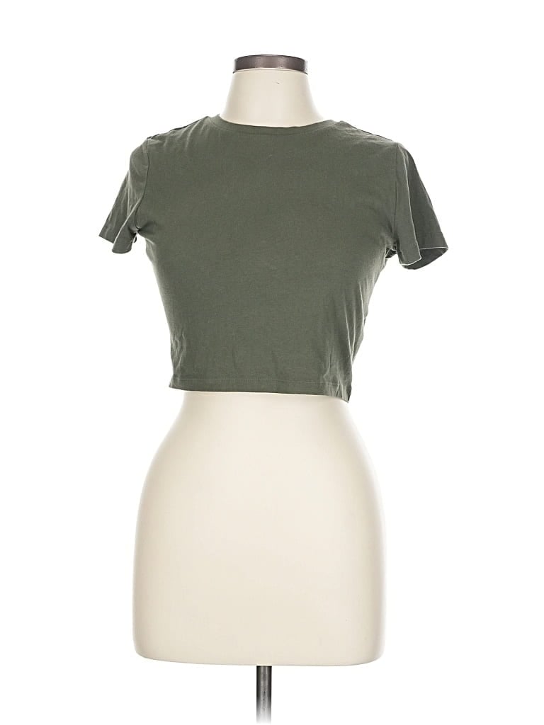 Pre-owned Wild Fable Short Sleeve T-shirt In Green
