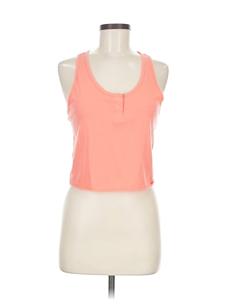Pre-owned Wild Fable Tank Top Orange Halter Neckline Tops