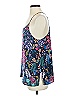Josie Natori 100% Polyester Blue Sleeveless Blouse Size S - photo 5