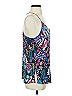 Josie Natori 100% Polyester Blue Sleeveless Blouse Size S - photo 4