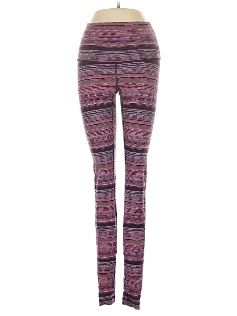 Pre-owned Lululemon Athletica Yoga Pants In Purple