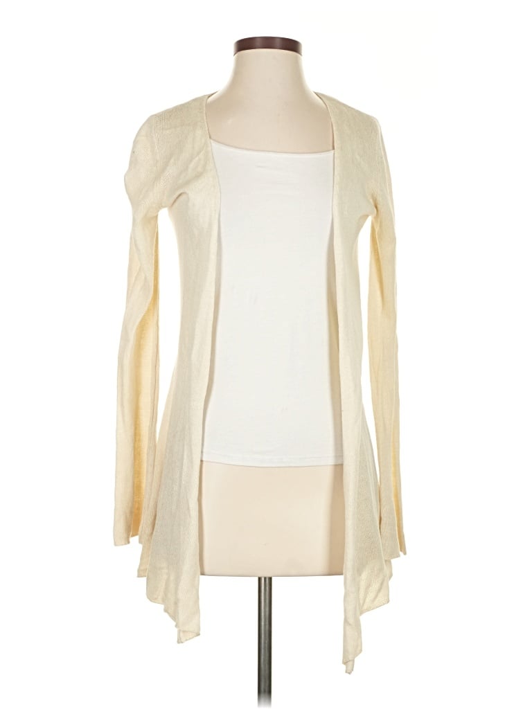 Pre-owned Acrobat Cardigan Sweater In White