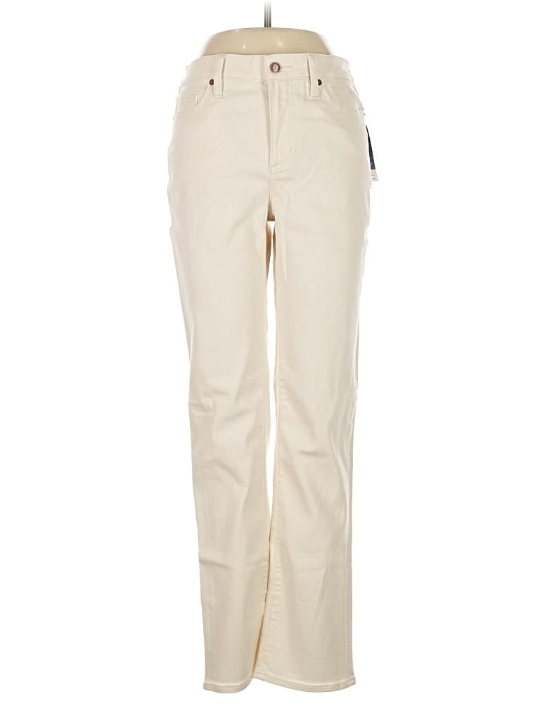 Pre-owned Lands' End Jeans In White