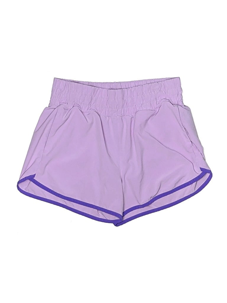 Pre-owned Athleta Girl Kids' Athletic Shorts In Purple