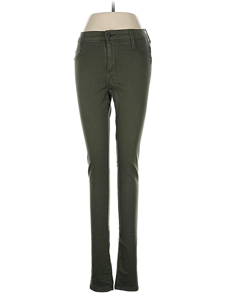 Pre-owned James Jeans Jeggings In Green