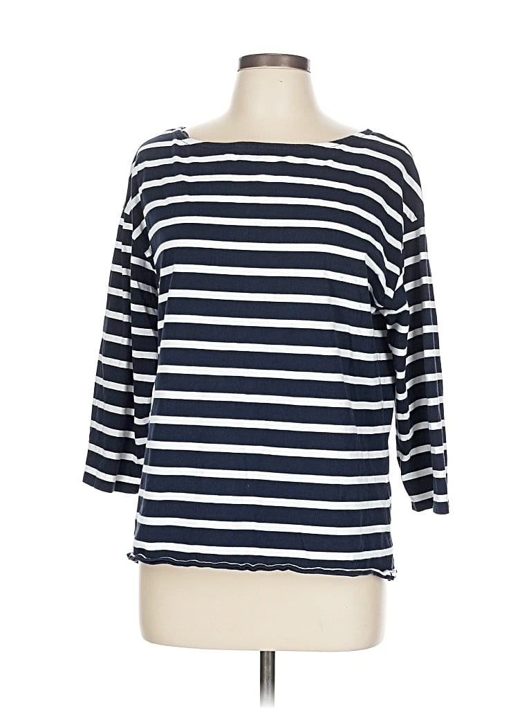 Pre-owned Banana Republic 3/4 Sleeve T-shirt In Blue