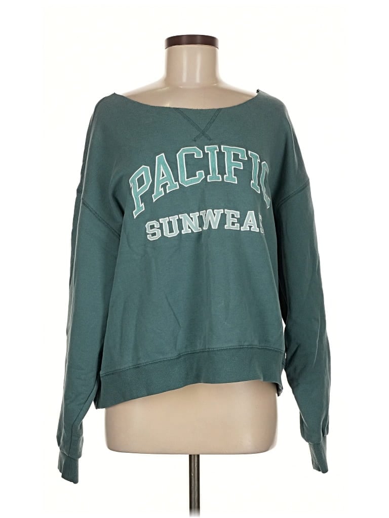 Pre-owned Unbranded Sweatshirt In Green