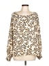 CAbi 100% Polyester Ivory Long Sleeve Blouse Size L - photo 1
