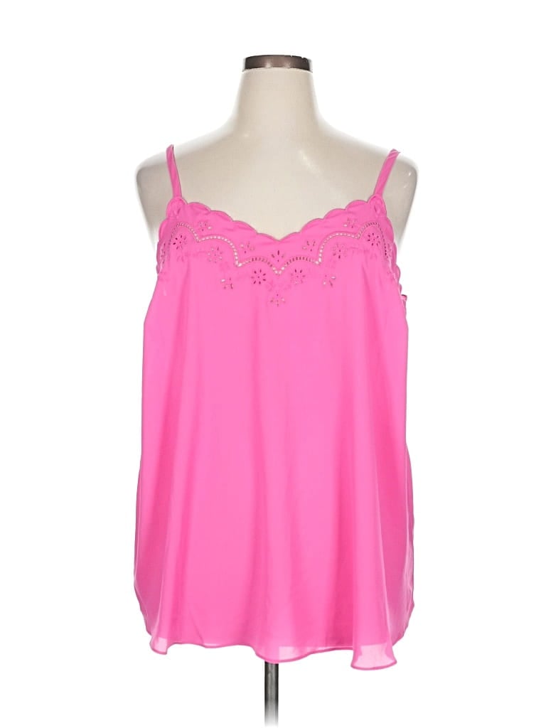 Pre-owned Torrid Sleeveless Blouse In Pink