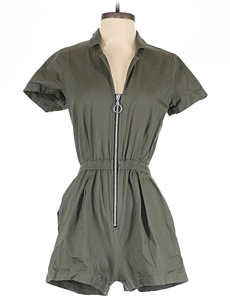 Pre-owned Wild Fable Romper In Green
