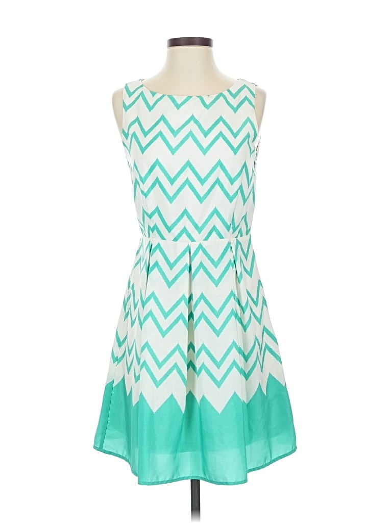 Pre-owned Pink Owl Casual Dress In Blue