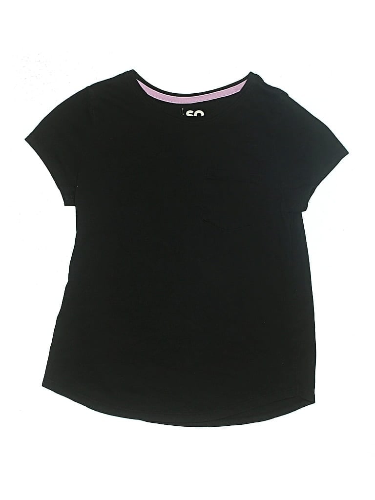 Pre-owned So Kids' Short Sleeve T-shirt In Black