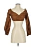 Zara Brown 3/4 Sleeve Top Size S - photo 1