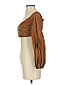 Zara Brown 3/4 Sleeve Top Size S - photo 5