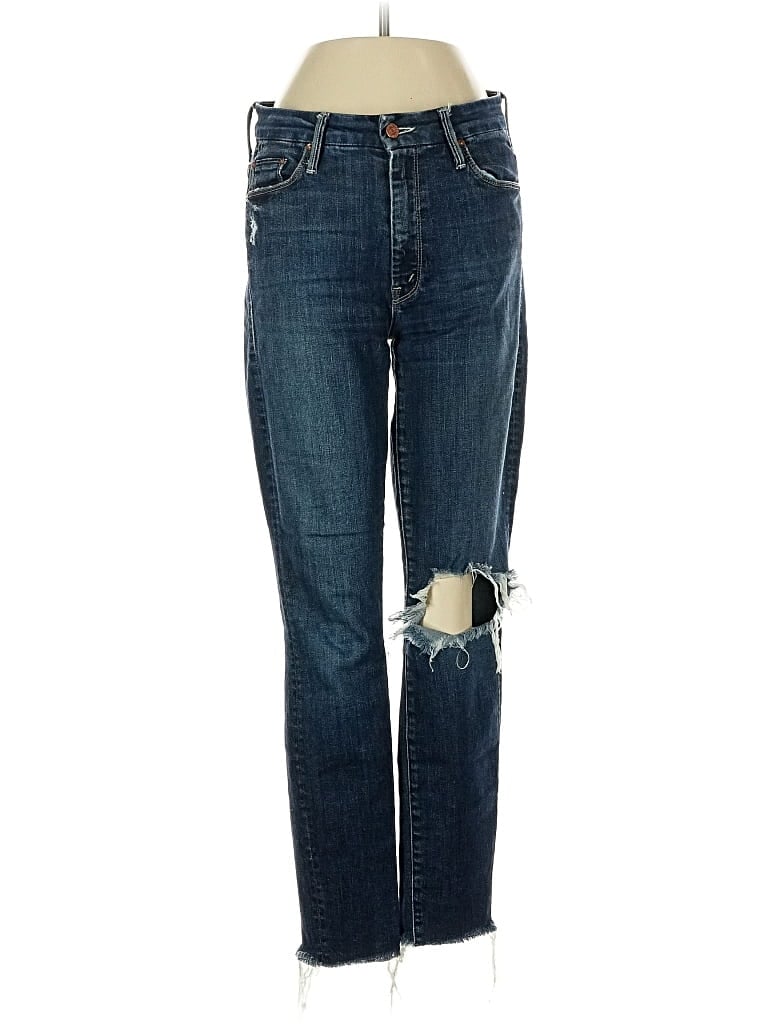 Pre-owned Mother Jeans In Blue