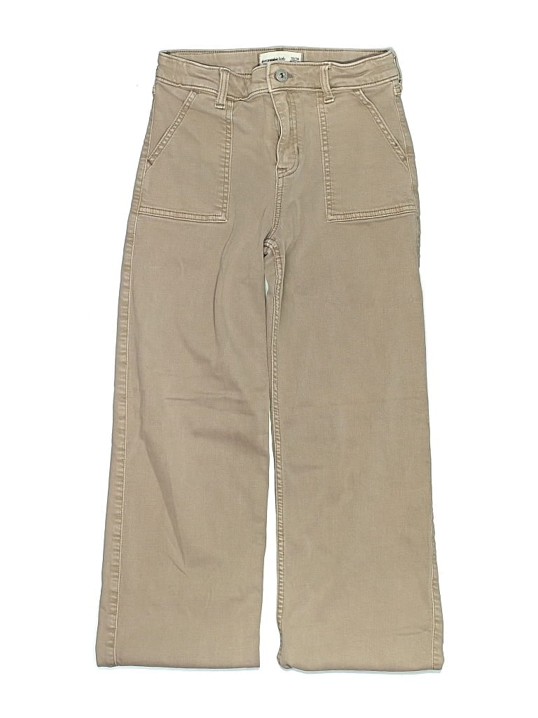 Pre-owned Abercrombie Kids' Khaki Pant In Brown