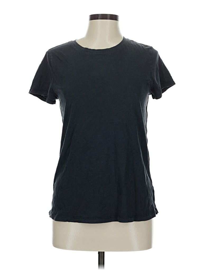 Pre-owned Athleta Short Sleeve T-shirt In Black