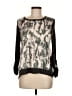 Bobeau 100% Polyester Graphic Multi Color Black Pullover Sweater Size M - photo 1