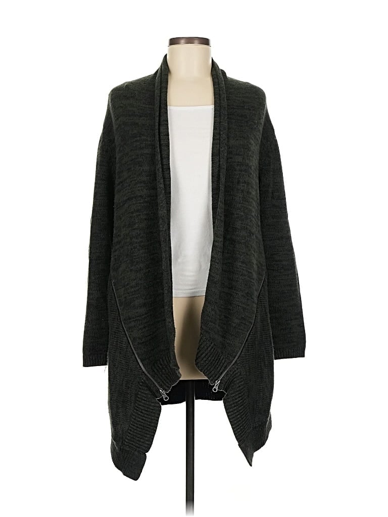 Pre-owned Market & Spruce Cardigan Sweater In Black