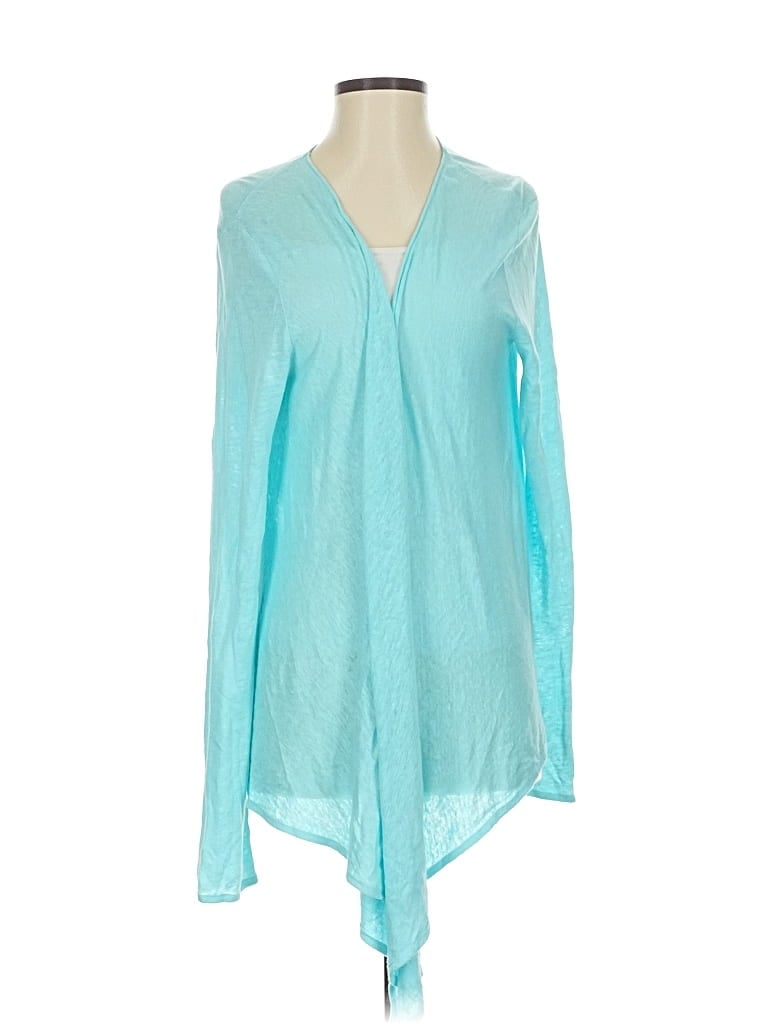 Pre-owned Calypso St Barth Long Sleeve Blouse In Blue