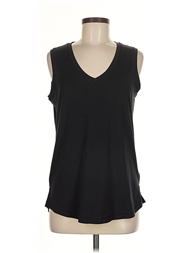 Pre-owned Athleta Sleeveless T-shirt In Black
