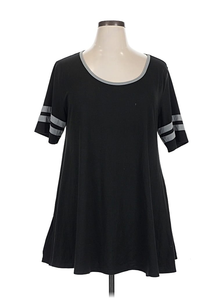 Pre-owned Lularoe Casual Dress In Black