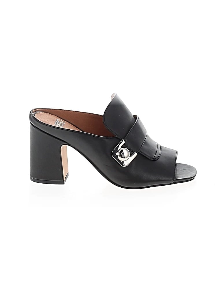 Pre-owned Sarto By Franco Sarto Mule/clog In Black