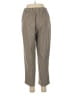 Maison d' Amelie Houndstooth Brown Casual Pants Size 8 - photo 2