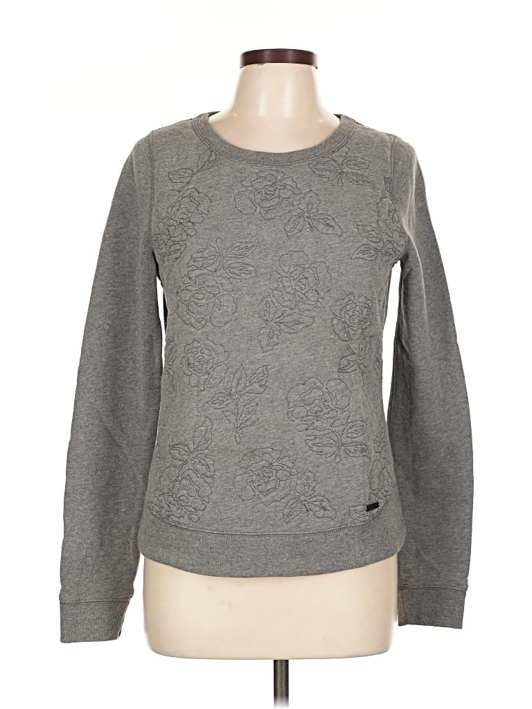 Pre-owned Abercrombie & Fitch Sweatshirt In Gray