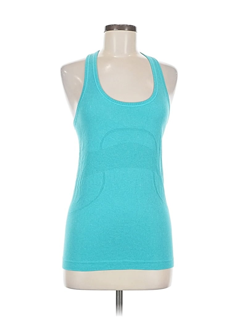 Pre-owned Lululemon Athletica Active Tank Top In Blue