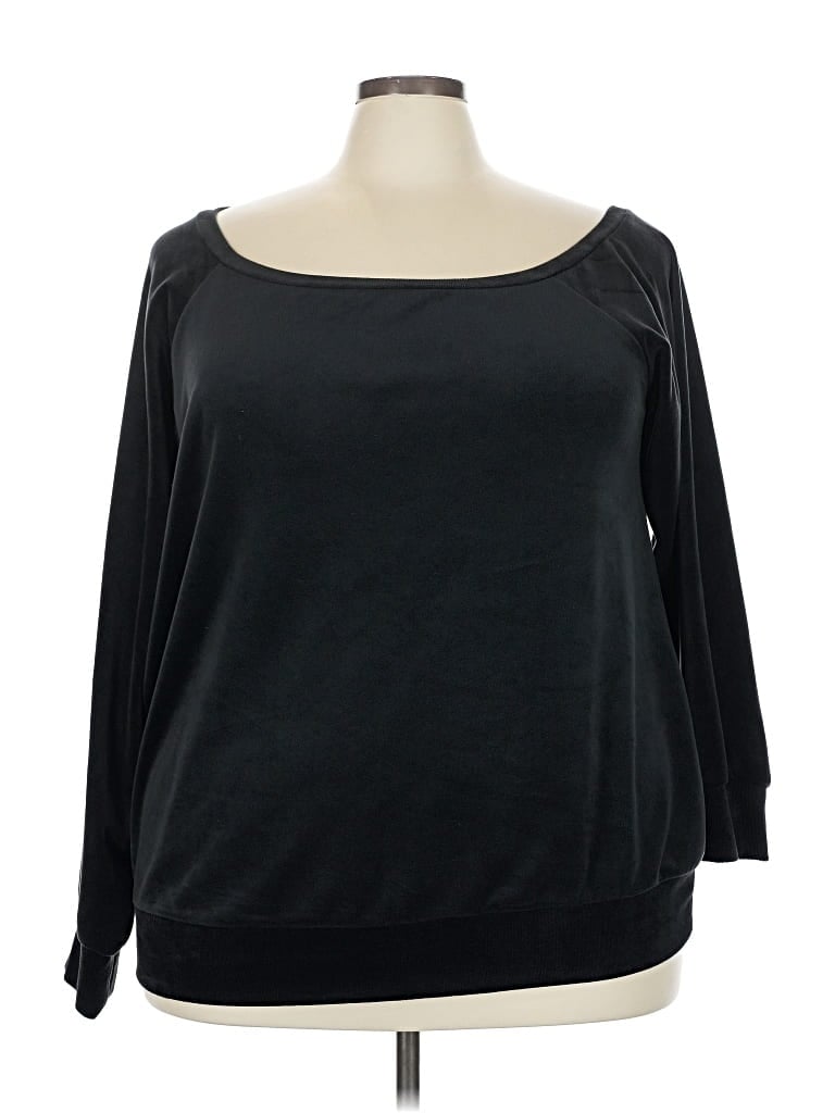 Pre-owned Torrid Pullover Sweater In Black
