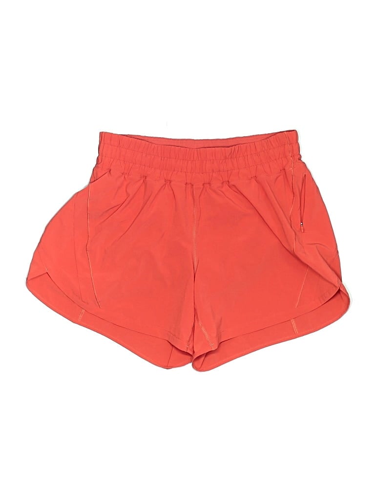 Pre-owned Lululemon Athletica Athletic Shorts In Orange